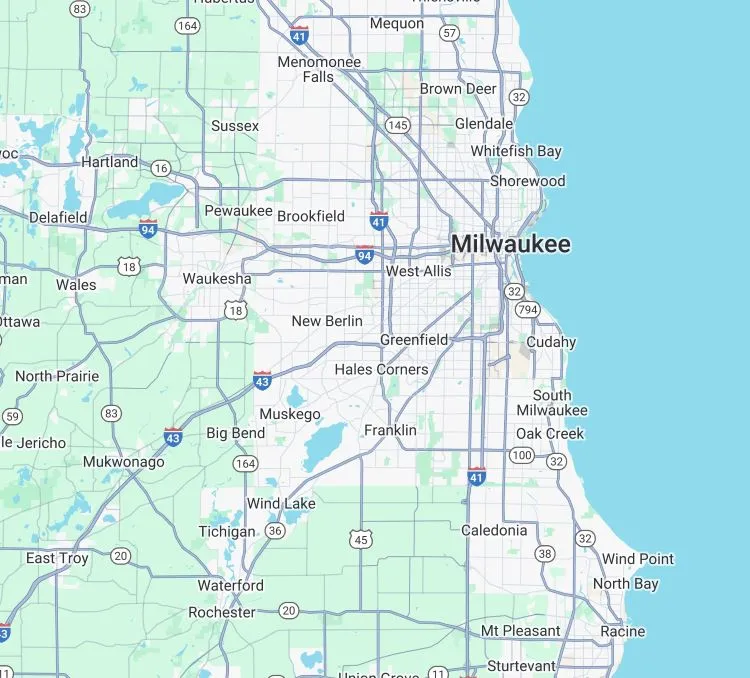 Milwaukee Map